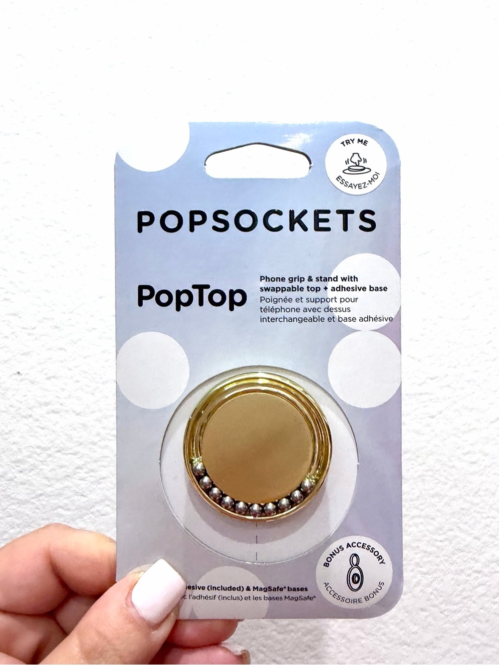 NEW Popsocket Gold Poptop